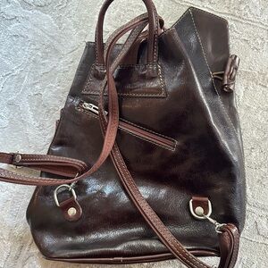 Italian Leather Backpack